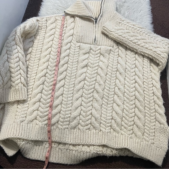 Mr. Mittens Half Zip Cable Jumper - Picture 7 of 8